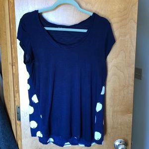 3/$30 Nordstrom’s Rack Navy Blue top.